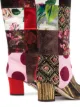 Dolce & Gabbana patchwork knee-high boots