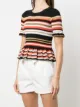 Cinq A Sept striped knit top