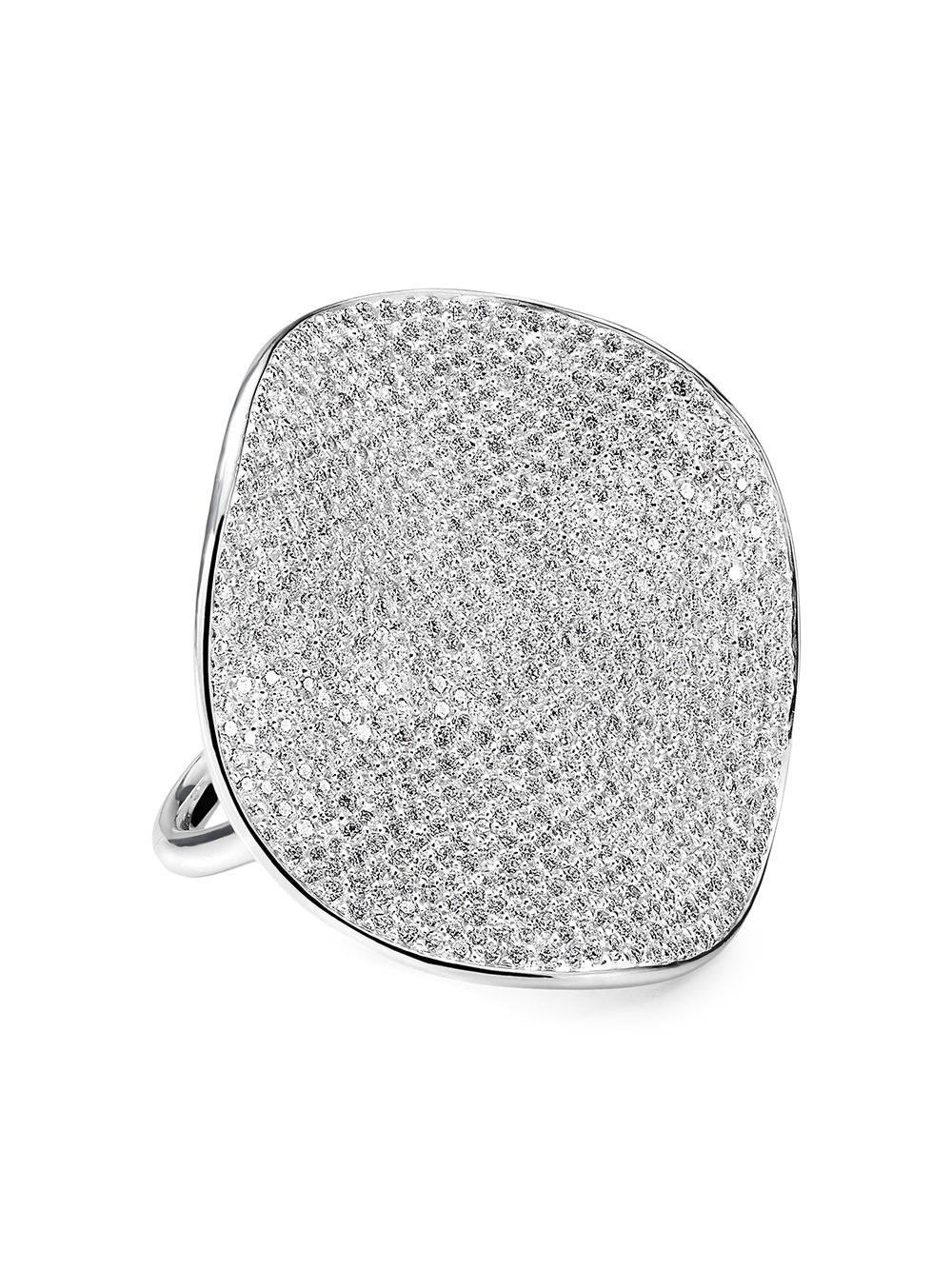 Ippolita Sterling Silver Medium Stardust Ring With Diamonds