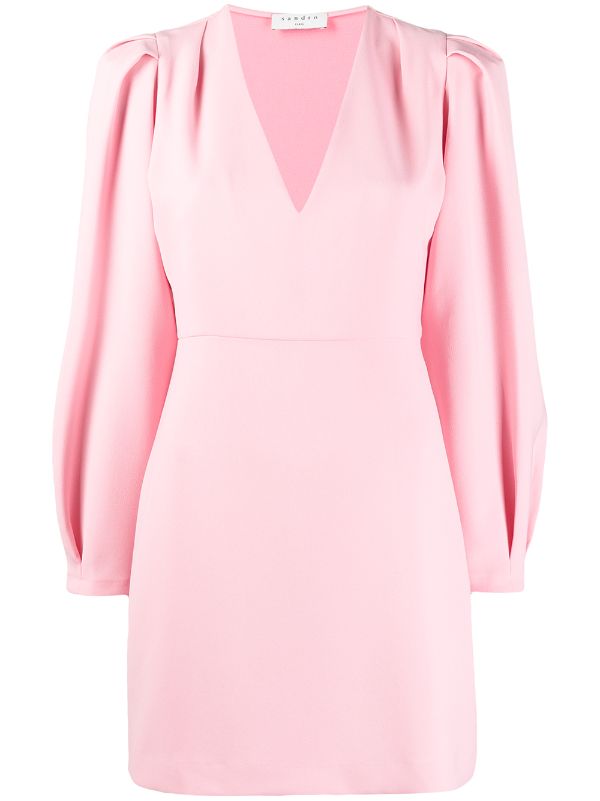 sandro pink dress