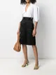 Image 2 of Sandro Paris high-waist marbled jacquard shorts