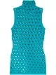 Image 1 of Maisie Wilen perforated high neck top