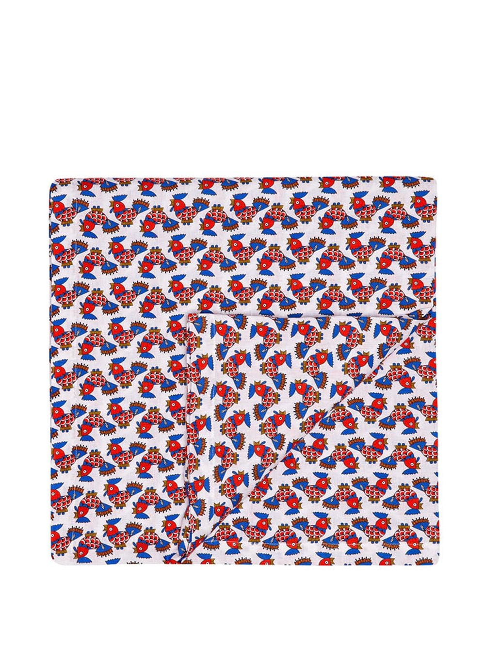 Image 1 of La DoubleJ fish-print large tablecloth