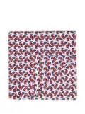 La DoubleJ fish-print large tablecloth - White