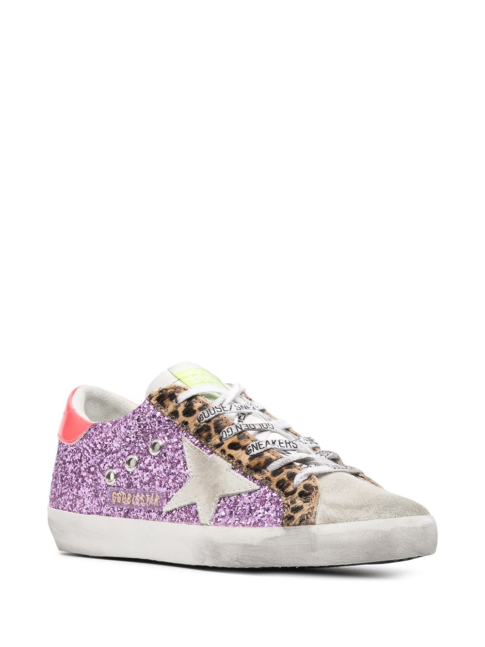 Shop Golden Goose Super-star glitter sneakers with Express Delivery ...