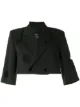 Image 1 of Yohji Yamamoto cropped cut-out blazer