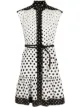 Image 1 of Zimmermann Silk High Neck polka-dot dress