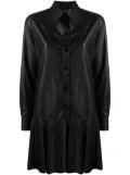 Blanca Vita dropped-waist shirt dress - Black