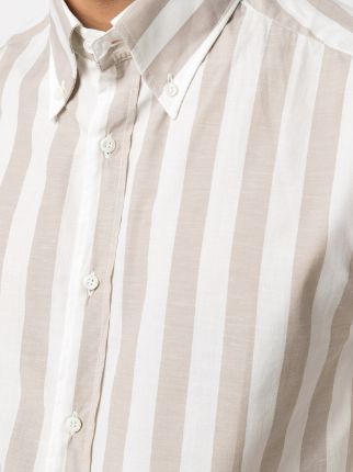 button-down collar striped shirt展示图