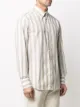 Brunello Cucinelli button-down collar striped shirt