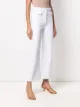 SANDRO white-wash wide-leg jeans
