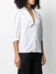 Sandro Paris Bluse mit Spitzenkragen