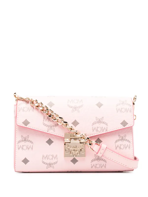 mcm pink crossbody bag