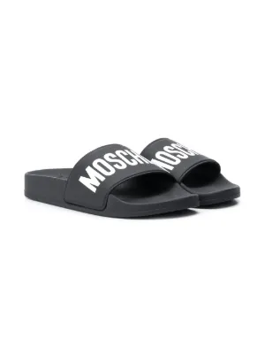 moschino teddy sliders