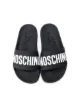 Moschino Kids logo-print slides