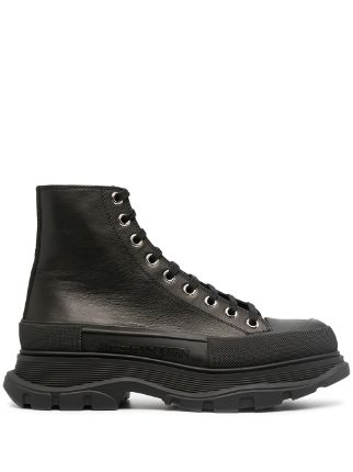 Alexander McQueen Tread Ankle Boots - Farfetch