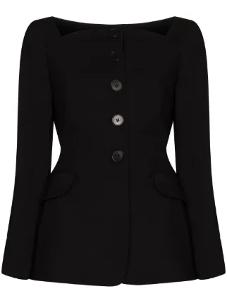 Chamarra con peplum y cuello cuadrado Carolina Herrera - Compra online -  Envío express, devolución gratuita y pago seguro