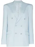 WARDROBE.NYC double-breasted wool blazer - Blue