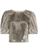 Image 1 sur Carolina Herrera haut brodé de sequins