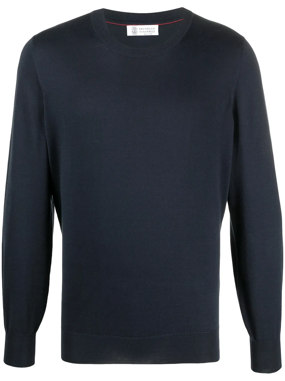 

Brunello Cucinelli crew-neck knit jumper - Blue