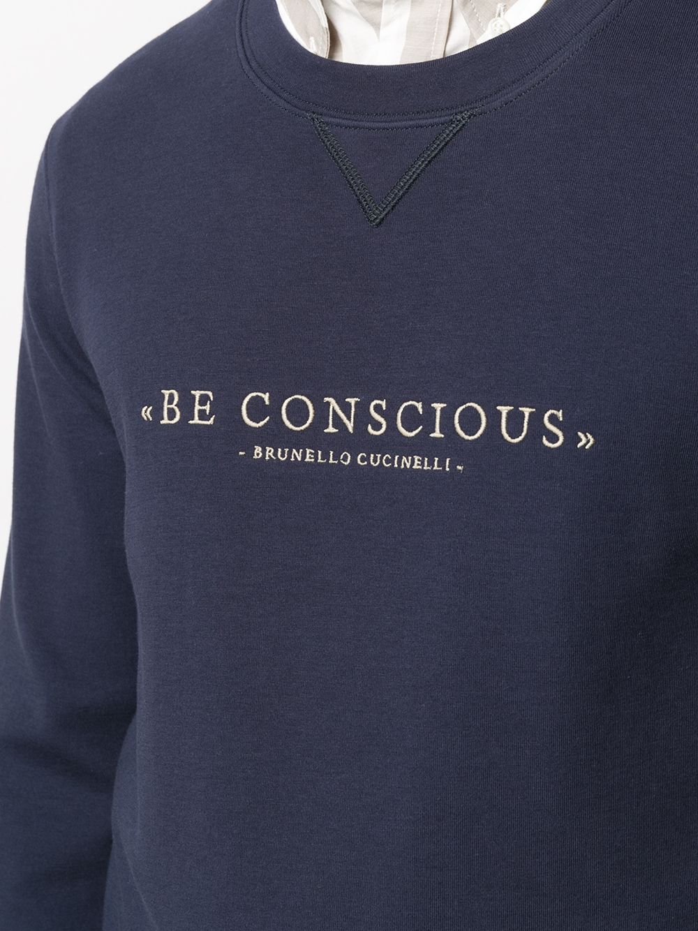 фото Brunello cucinelli толстовка be conscious с круглым вырезом