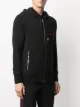 Alexander McQueen embroidered logo zip-up hoodie