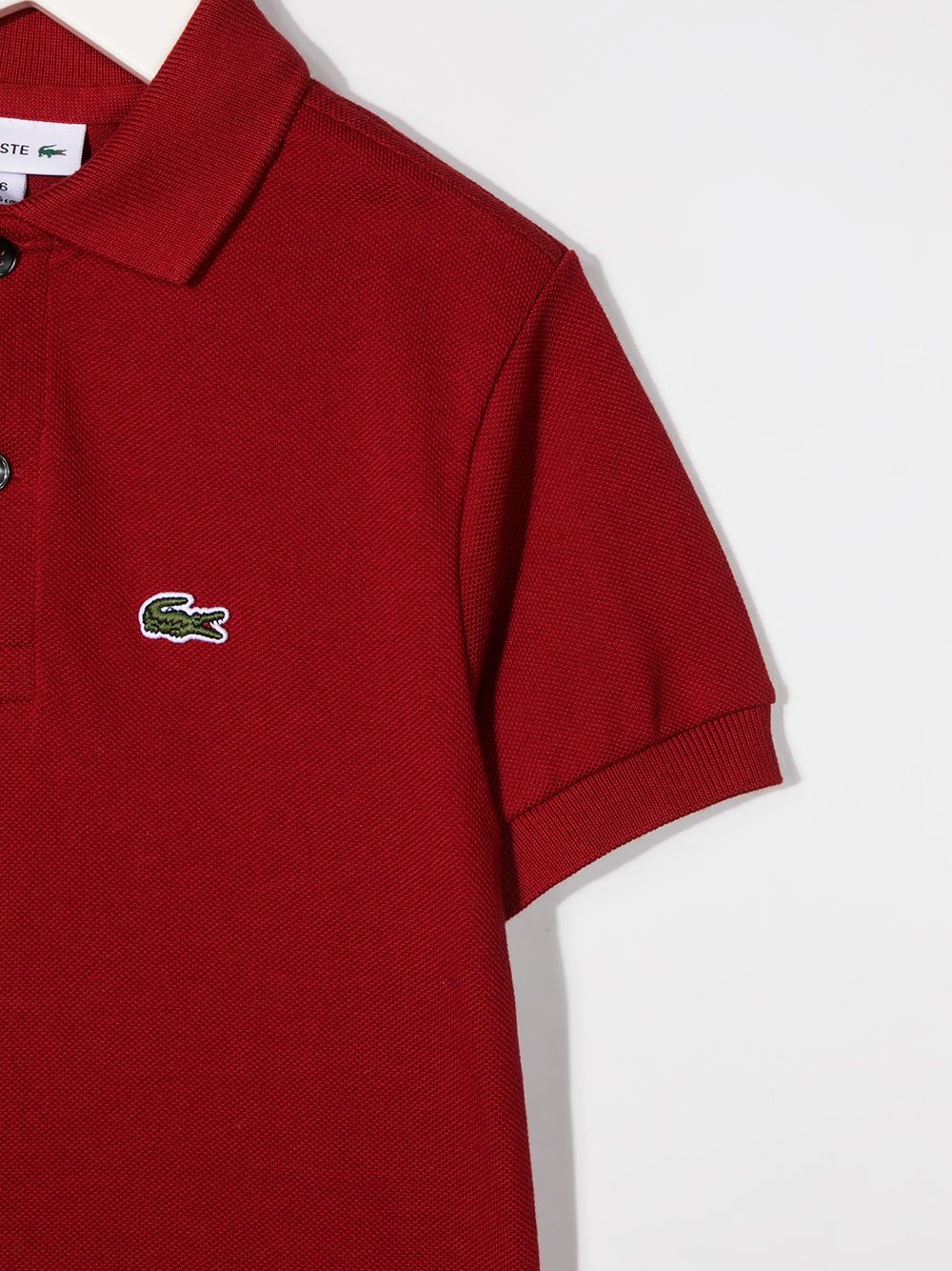 фото Lacoste kids рубашка поло с вышивкой