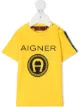 Image 1 of Aigner Kids logo-print short sleeved T-shirt