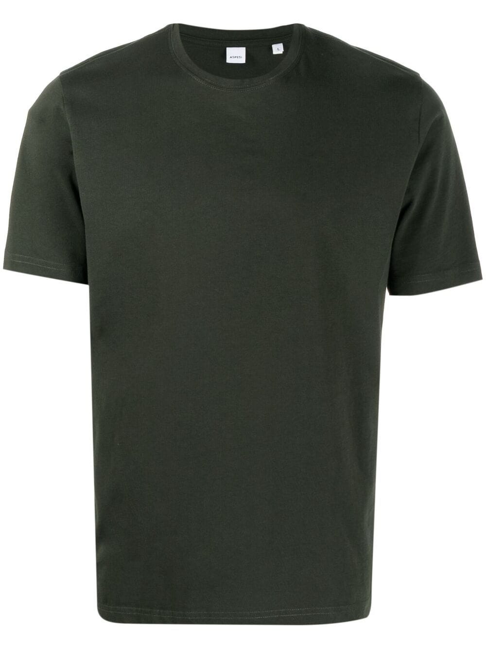 Aspesi Round-neck Short-sleeves T-shirt In Green