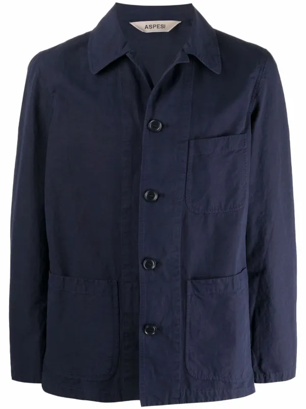 twill shirt jacket