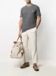 Image 2 of Brunello Cucinelli logo embroidered T-shirt