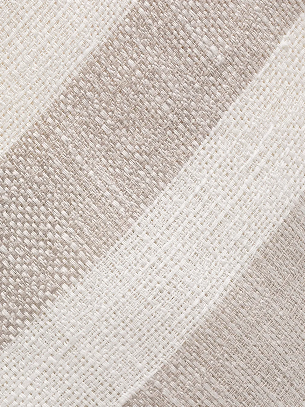 Brunello Cucinelli Gestreepte stropdas - Beige