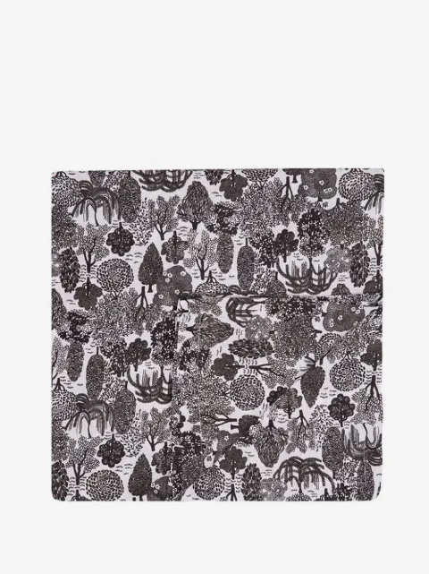 La DoubleJ Bosco-print linen tablecloth