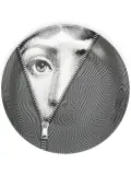 Fornasetti Tema e Variazioni no.401 plate - Black