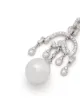 Yoko London x Ramadan 18kt white gold Mayfair South Sea pearl and diamond drop earrings