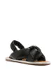 Image 2 of Miu Miu knot-detail flat sandals