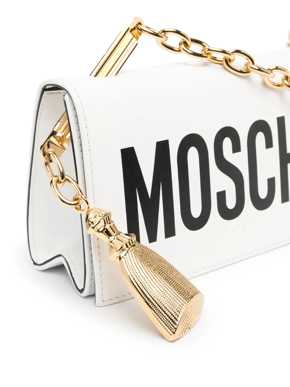 фото Moschino мини-сумка на плечо с логотипом