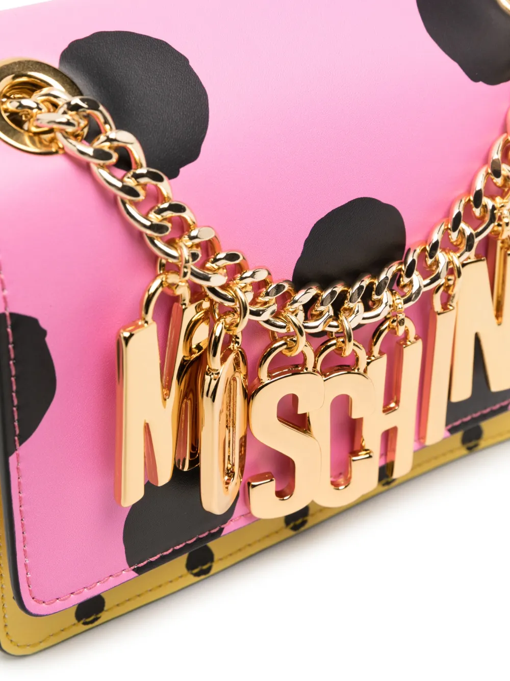 фото Moschino сумка через плечо с цепочкой-логотипом