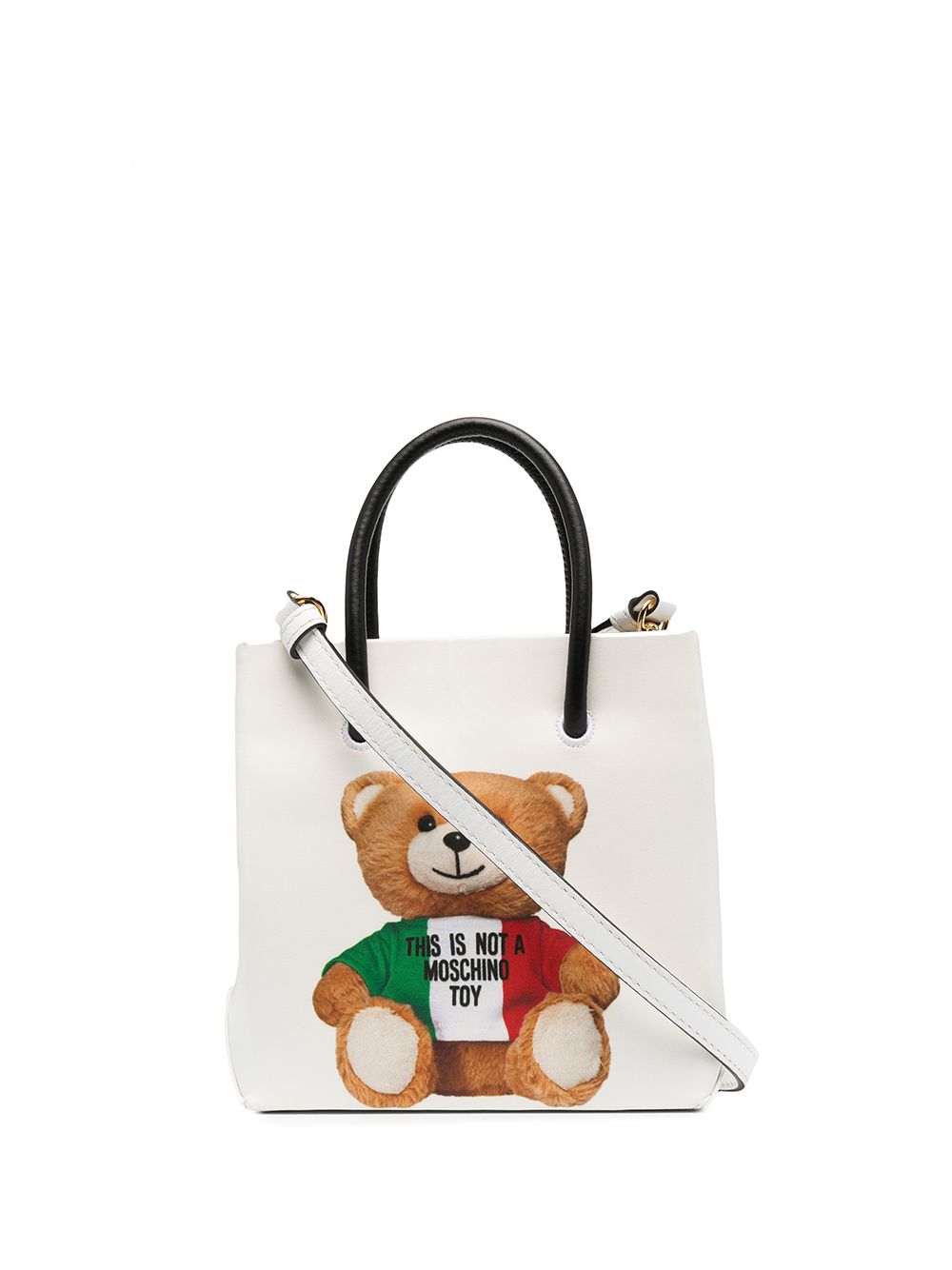 фото Moschino маленькая сумка-тоут teddy bear