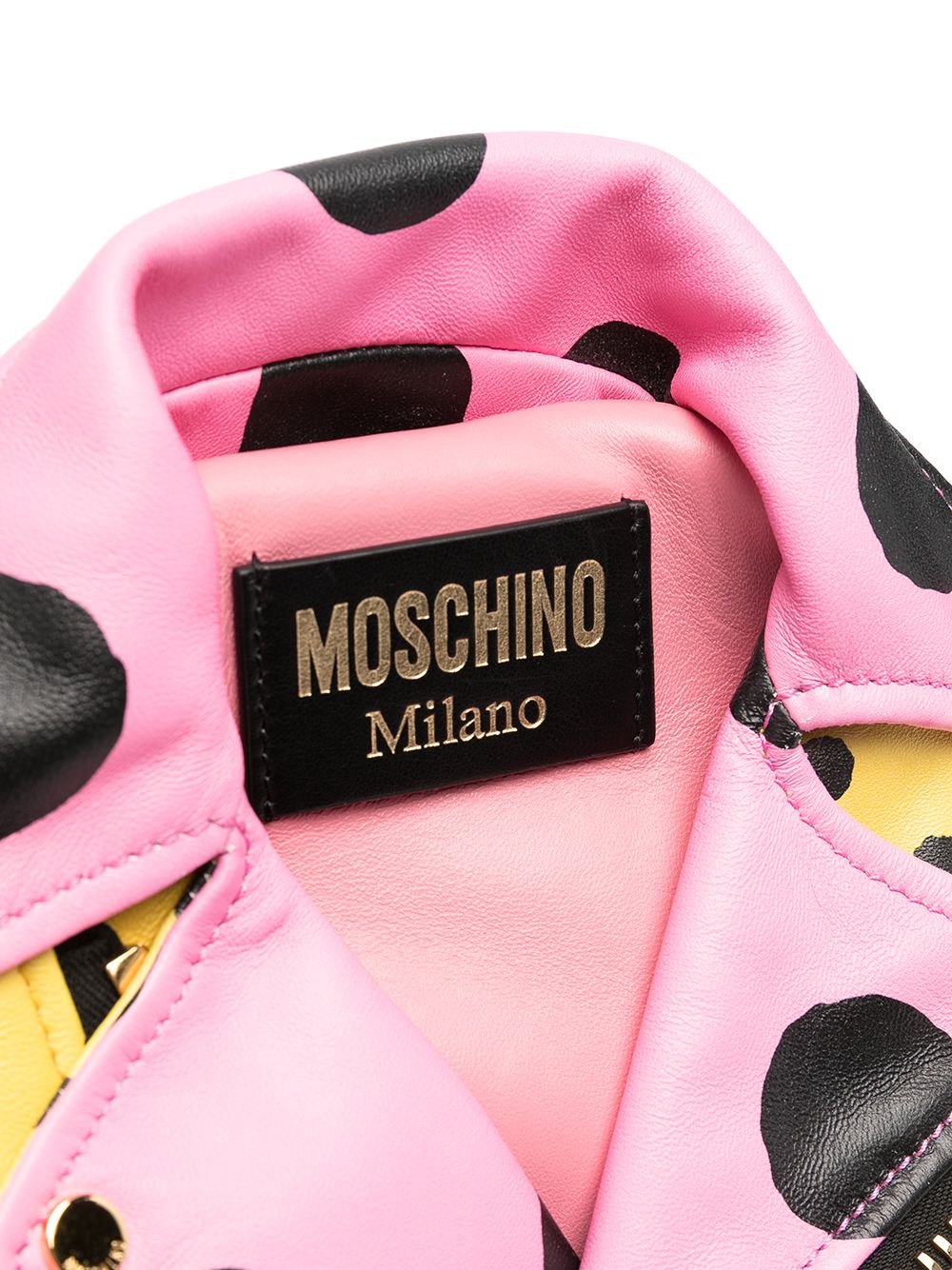 фото Moschino рюкзак в виде байкерской куртки