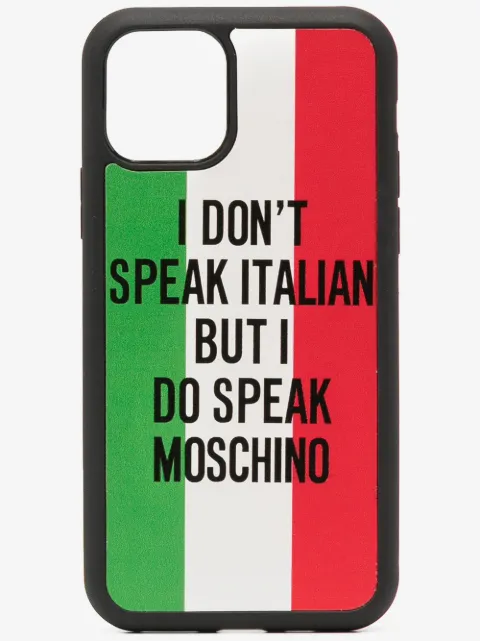 Moschino coque d'iPhone 11 imprimée