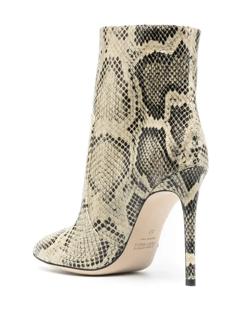 paris texas python ankle boots