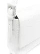 BY FAR Manu embossed-leather shoulder bag