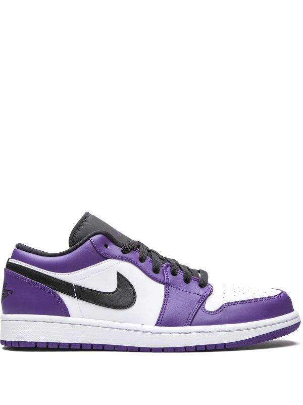 Raramente Asistir límite Jordan Air Jordan 1 Low "Court Purple" Sneakers - Farfetch