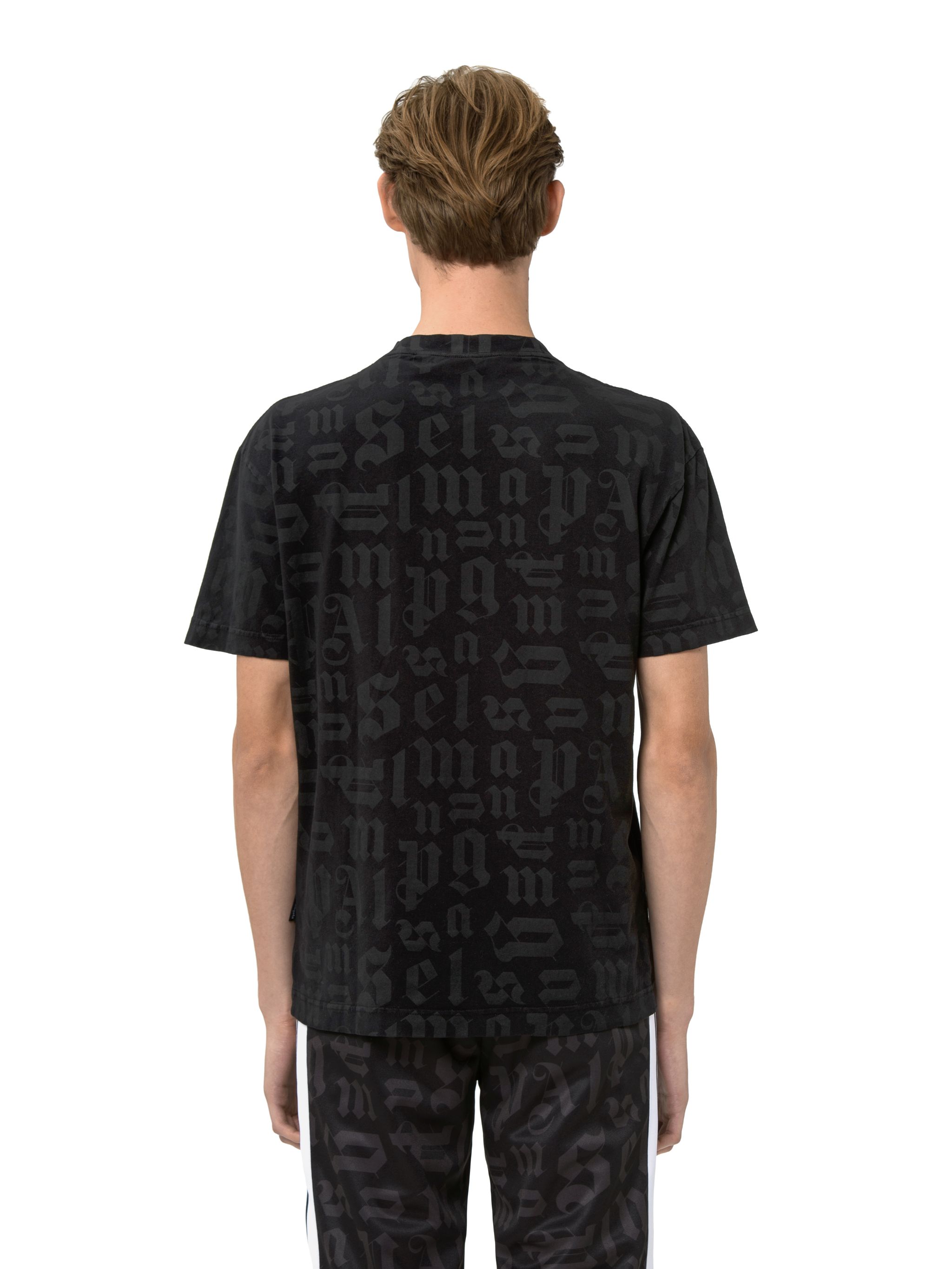 Buy Palm Angels Multi Logo Short-Sleeve T-Shirt 'Black' -  PMAA002S194130091001