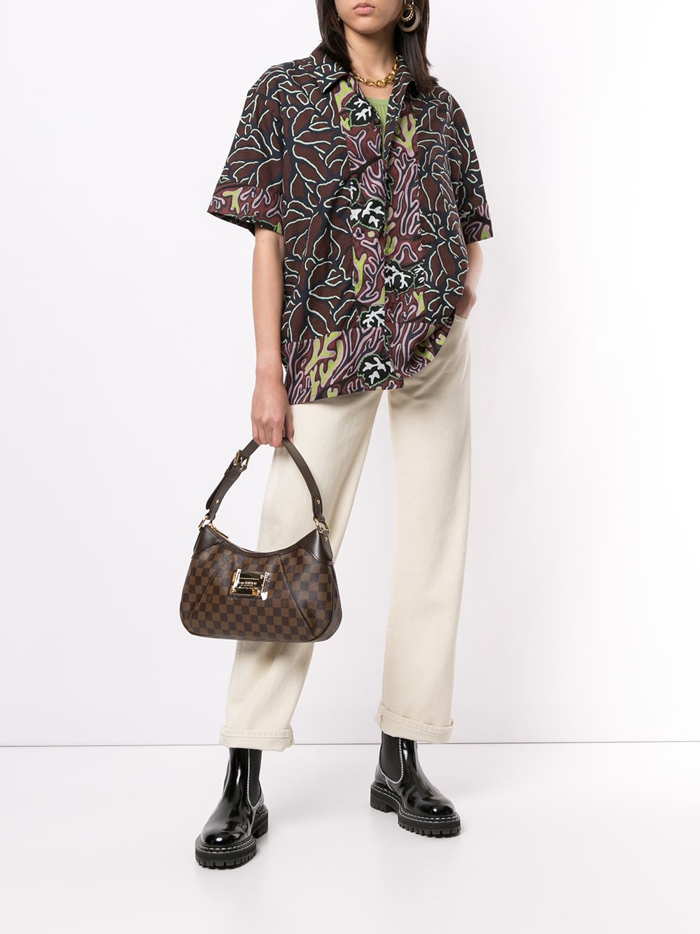 Louis Vuitton pre-owned Thames PM Shoulder Bag - Farfetch