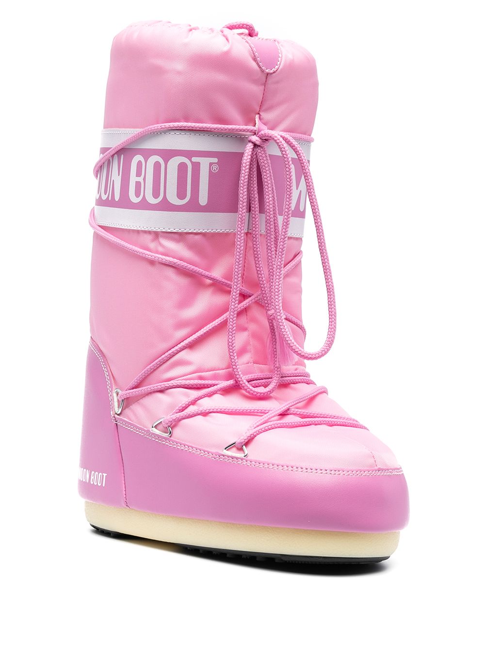 Moon Boot Gewatteerde snow boots - Roze