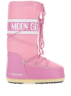 Moon Boot Icon Snow Boots | Pink | FARFETCH CA