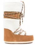 Moon Boot Icon shearling snow boots - Brown