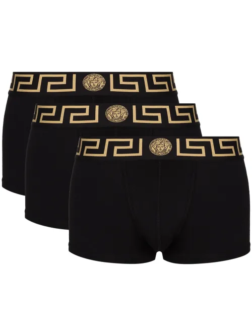 Lot de boxers à taille à logo - Versace - Modalova